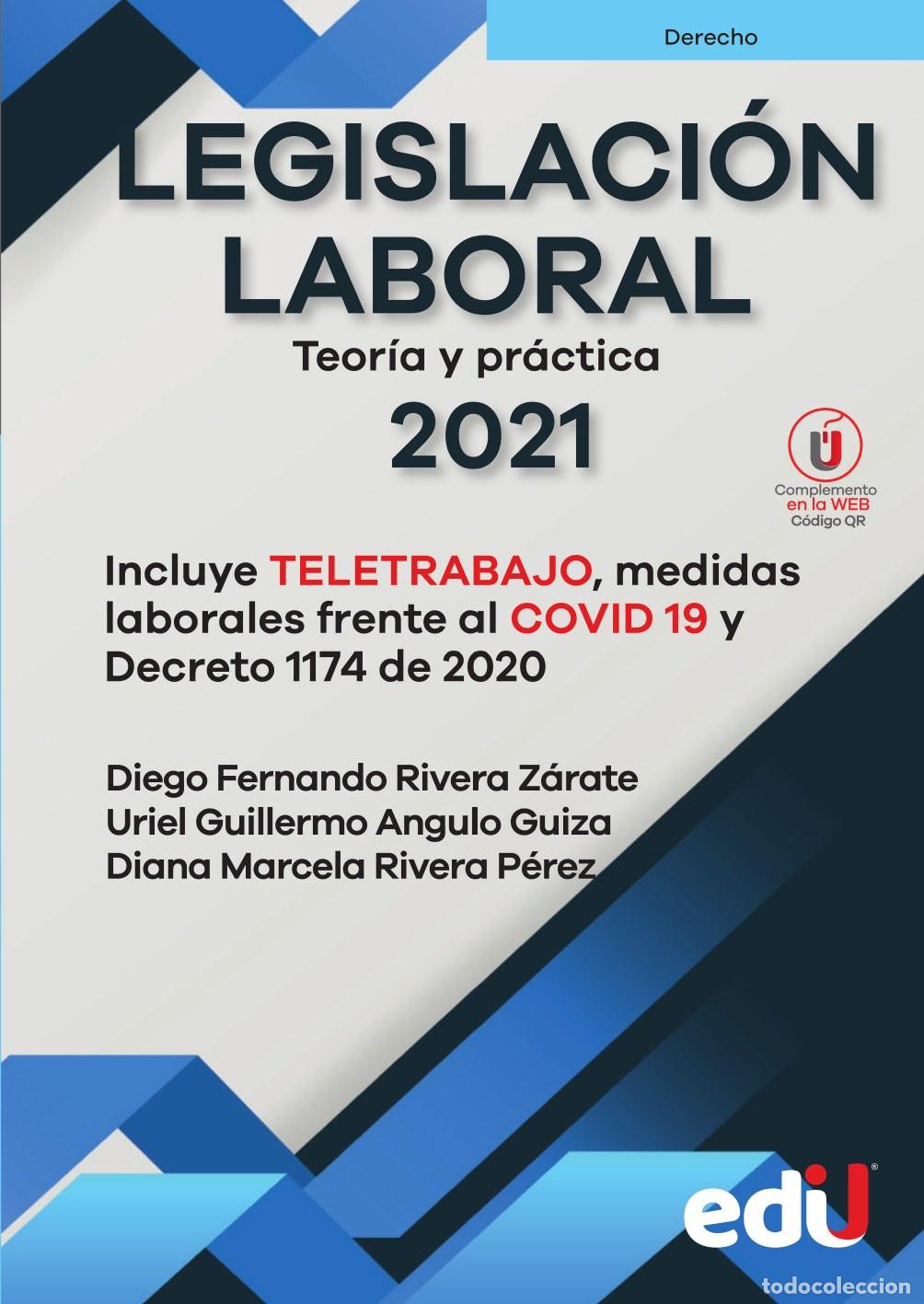 Livros: Legislaci&oacute;n laboral 2021 - Diana Marcela Rivera P&eacute;rez