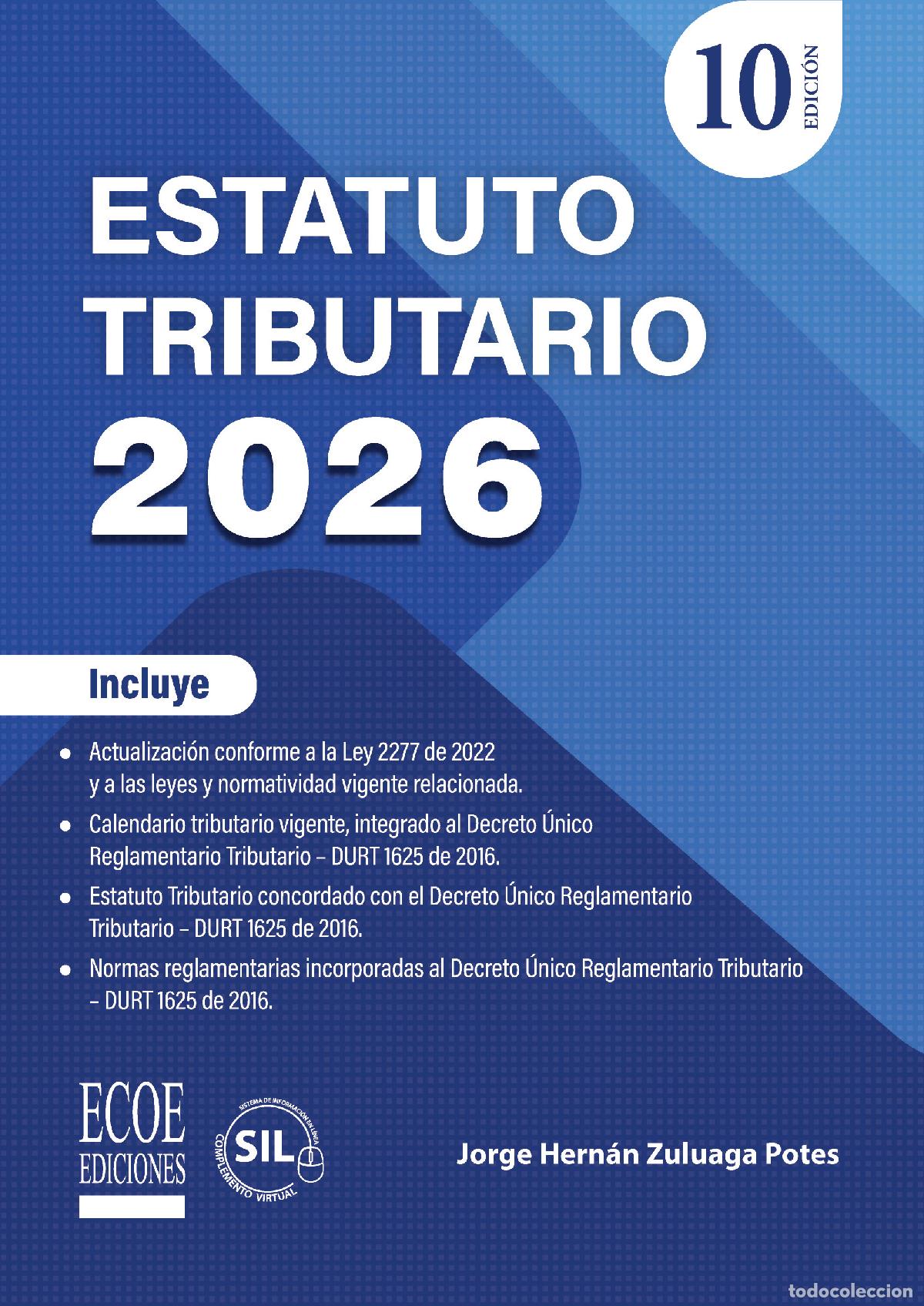 Libros: Estatuto Tributario 2026 - Jorge Hern&aacute;n Zuluaga Potes