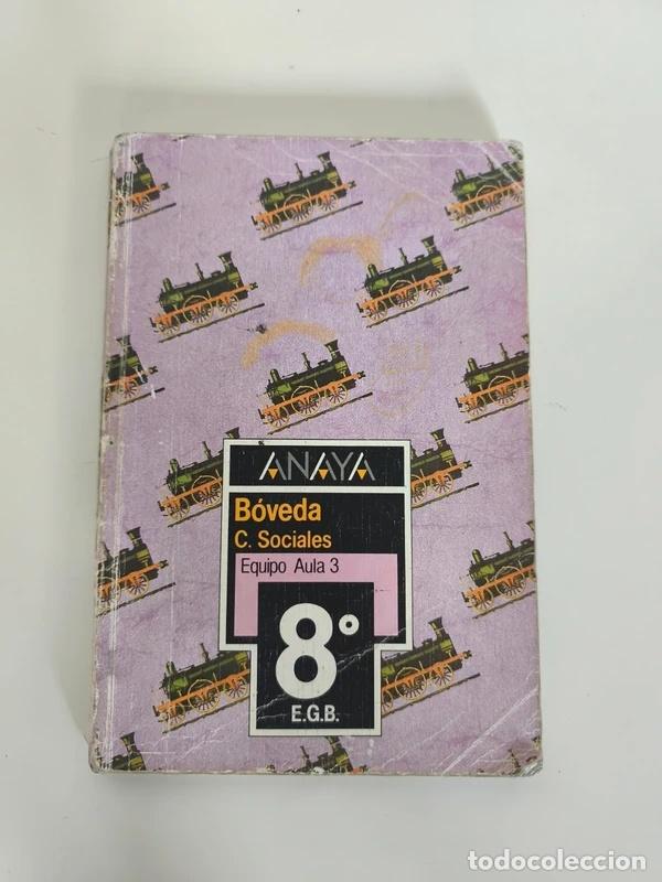 Libros: Libro b&oacute;veda ciencias sociales 8 EGB Equipo Aula 3 Anaya 1989