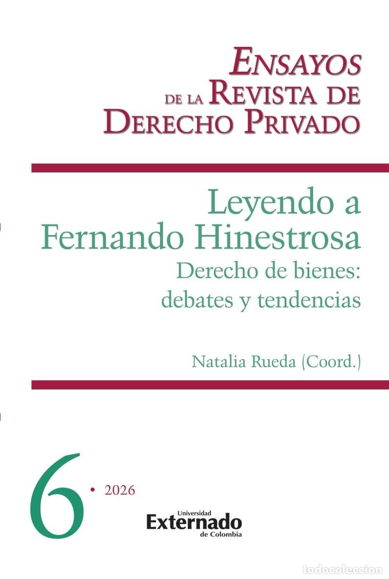 Libros: Leyendo a Fernando Hinestrosa - Silvana Fortich