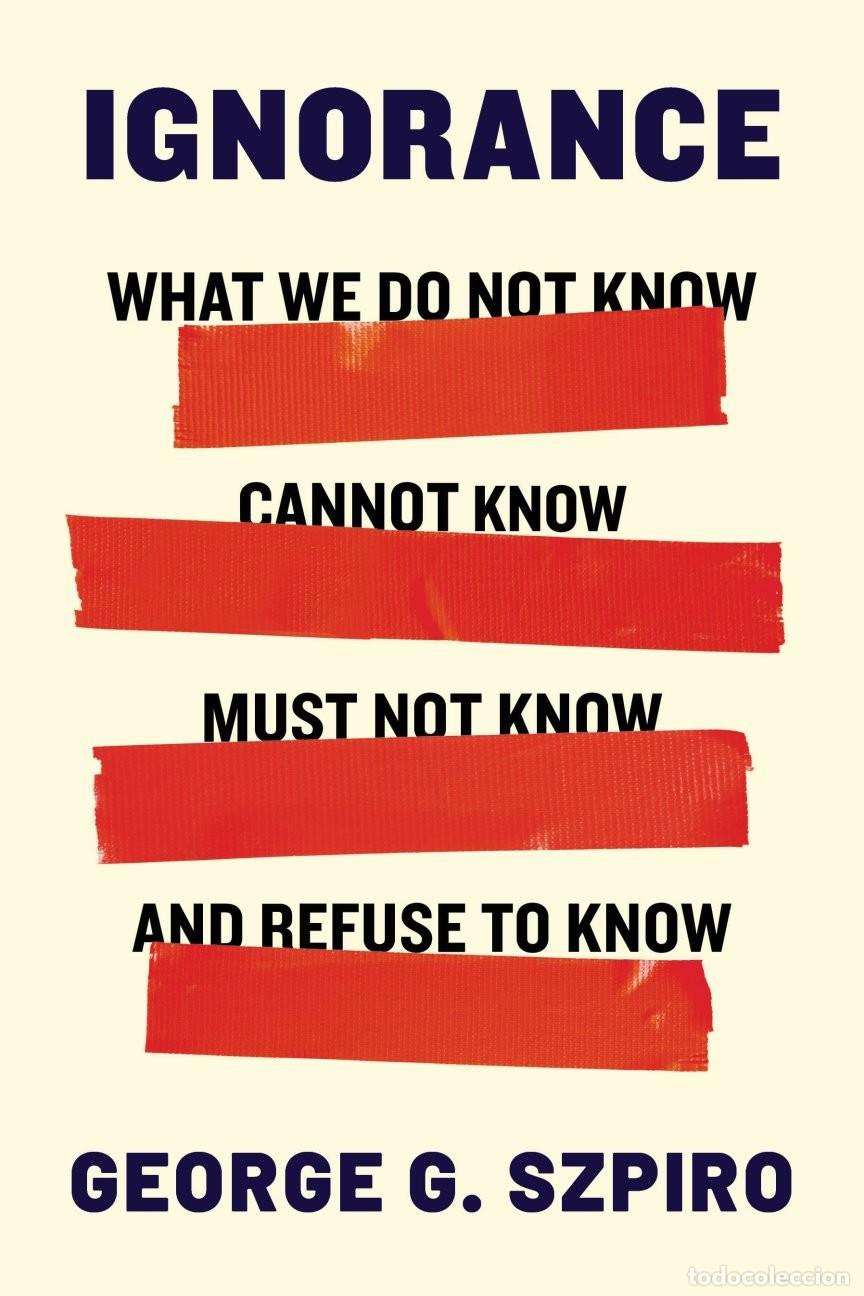 Libros: Ignorance - George G. Szpiro - Foto 1