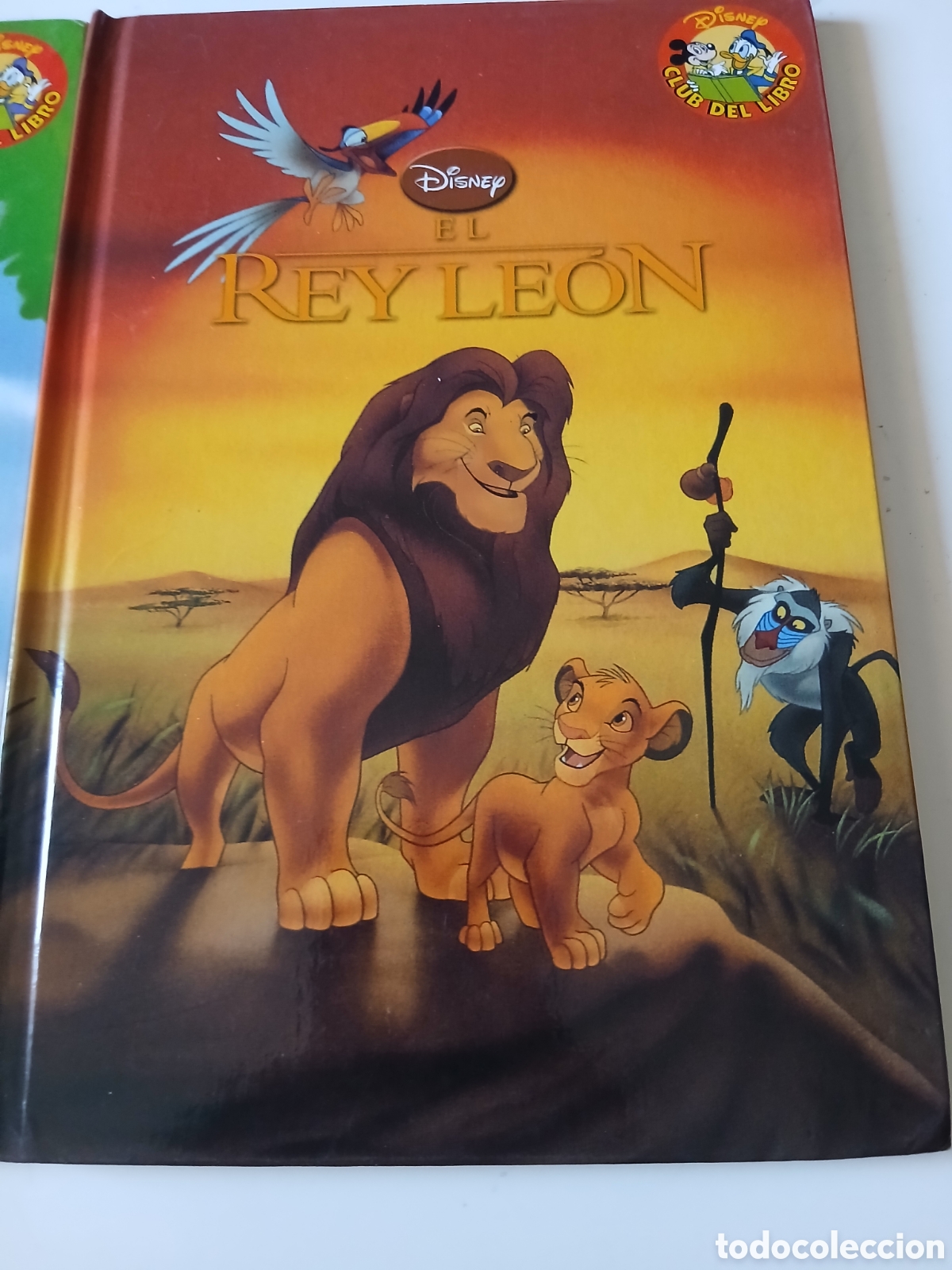 books: El libro de la selva, Peter Pan,El Rey Leon