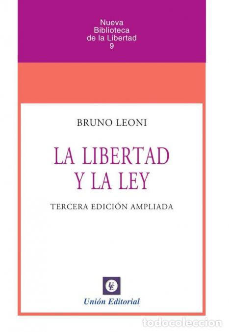 Libri: La libertad y la ley - Bruno Leoni