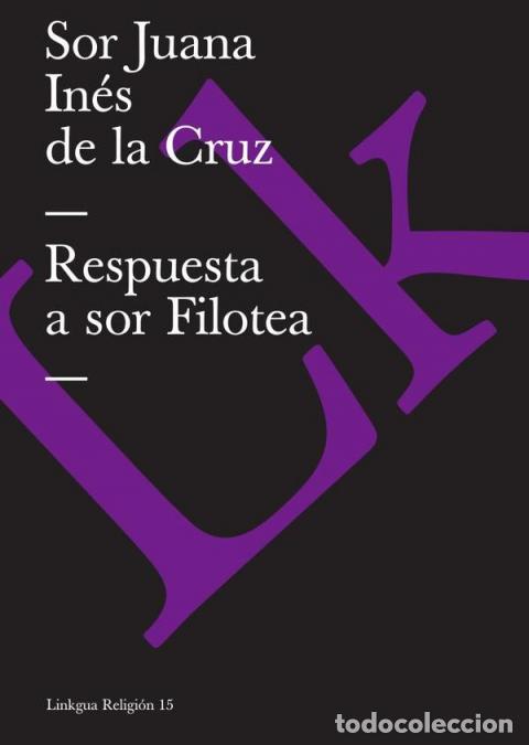 Libri: Respuesta a sor Filotea - Cruz