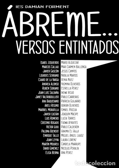 B&uuml;cher: &Aacute;breme (versos entintados) - Varios autores