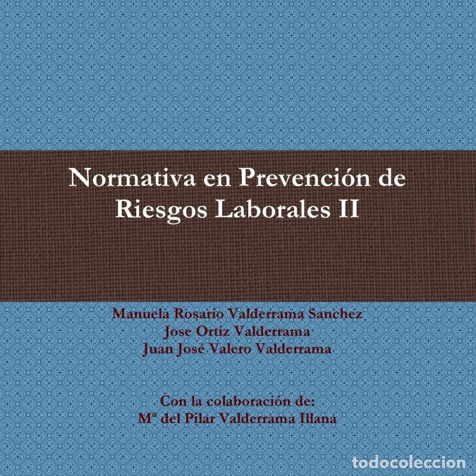 books: Normativa en Prevenci&oacute;n de Riesgos Laborales II - Manuela Rosario Valderrama Sanchez,Jose Ortiz Vald