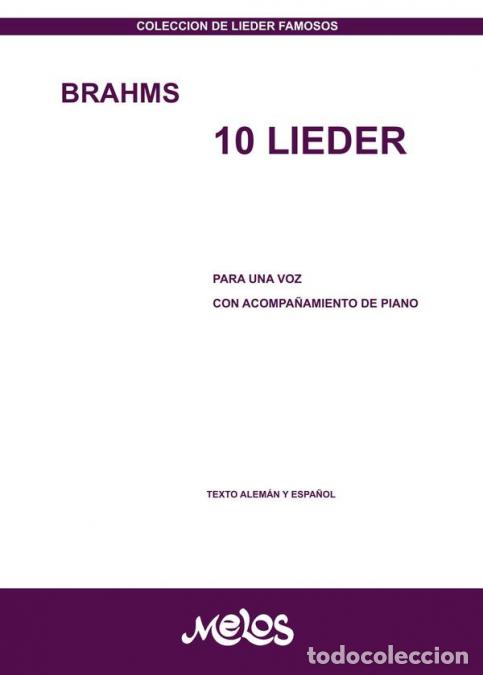 Libros: BA9056 - 10 Lieder - Johannes Brahms - Foto 1