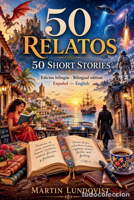 Livros: 50 Relatos 50 Short Stories Edici&oacute;n biling&uuml;e Bilingual edition Espa&ntilde;ol - English - Martin Lundqvist