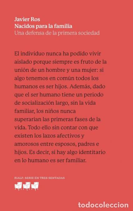 Libros: Nacidos para la familia - Una defensa de la primera sociedad - Javier Ros Codo&ntilde;er