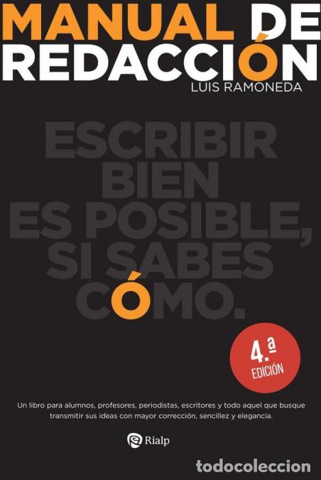 Livros: Manual de redacci&oacute;n - Luis Ramoneda Molins