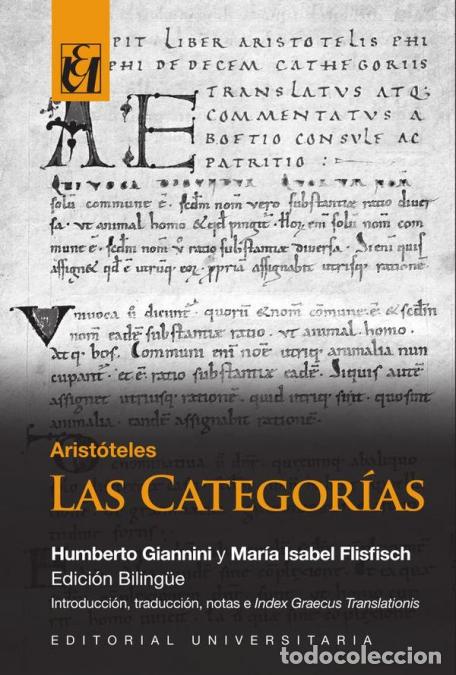 Libros: Las categor&iacute;as - Arist&oacute;teles