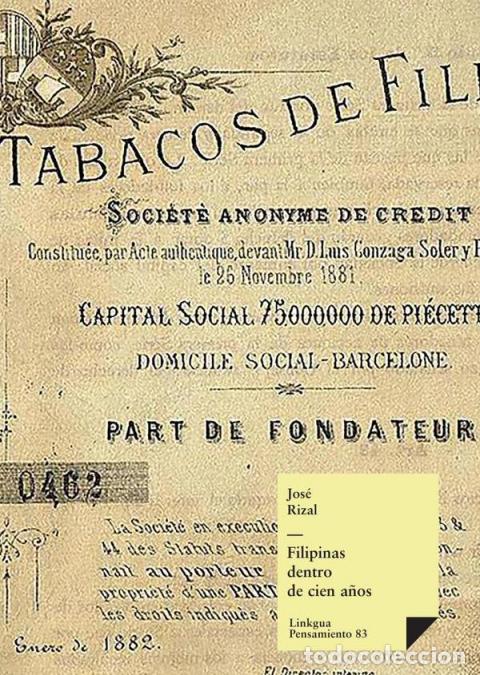 Libri: Filipinas dentro de cien a&ntilde;os - Jos&eacute; Rizal y Alonso