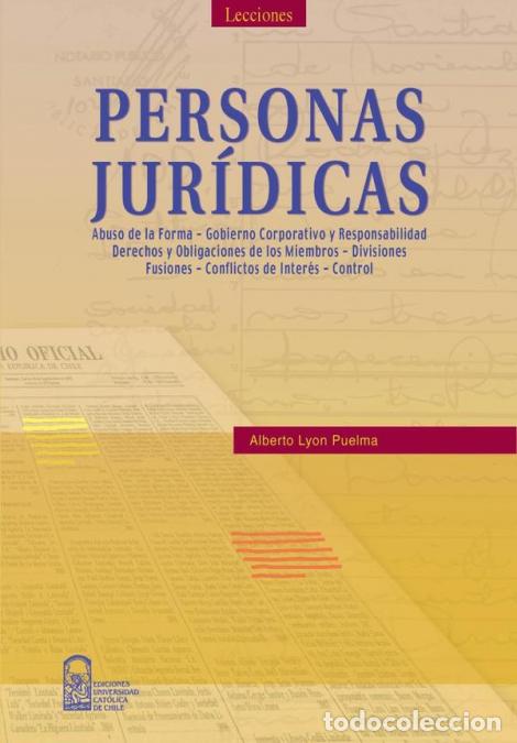 Libros: Personas jur&iacute;dicas - Alberto Lyon P.