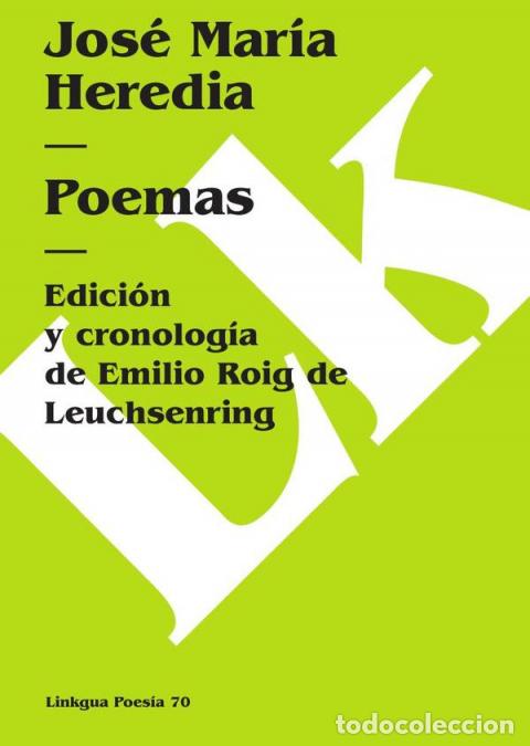 Libros: Poemas - Jos&eacute; Mar&iacute;a Heredia - Foto 1