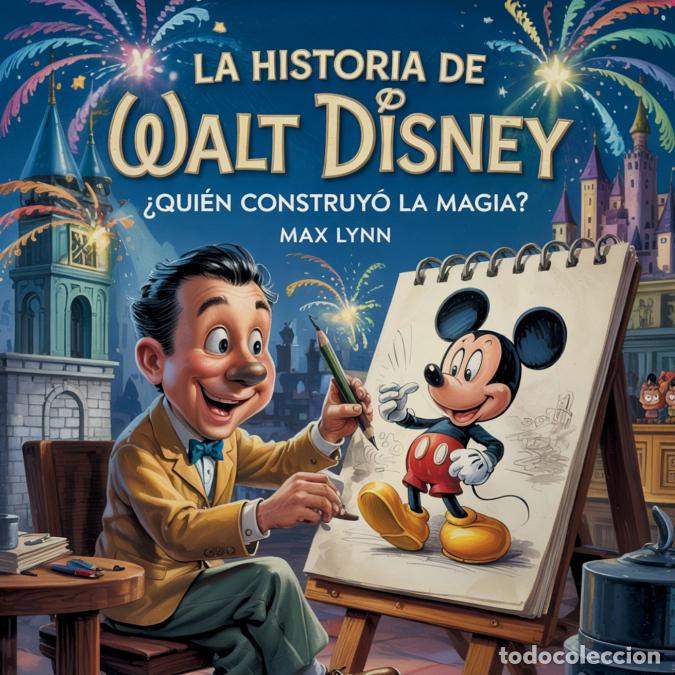 books: La Historia De Walt Disney - Qui&eacute;n Cre&oacute; La Magia? - Max Lynn