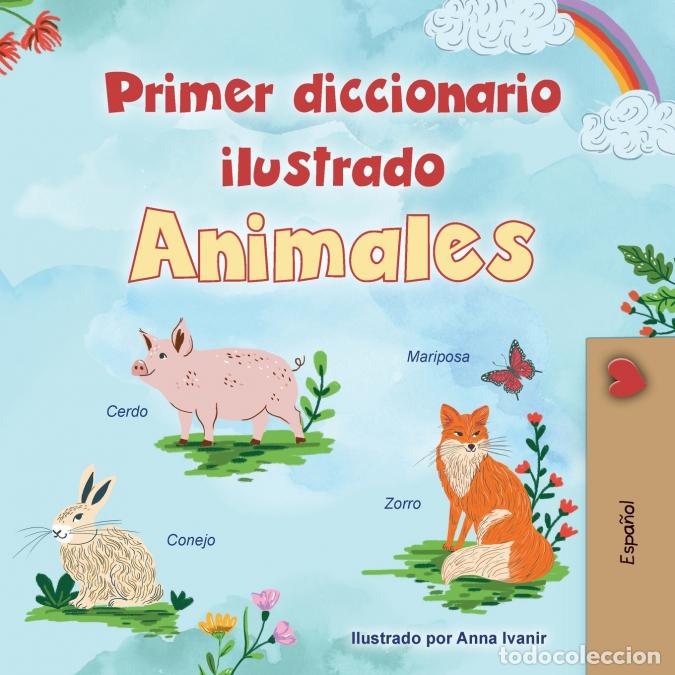 Libri: First Picture Dictionary - Animals (Spanish Children?s Book) - KidKiddos Books