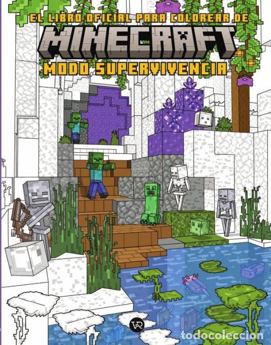 B&uuml;cher: Minecraft: Modo supervivencia - El libro oficial de Minecraft modo supervivencia para colorear - VR