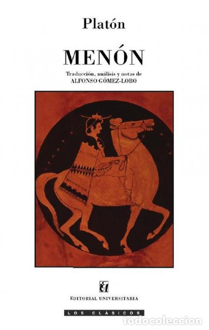Libros: Men&oacute;n - Plat&oacute;n,Alfonso G&oacute;mez-Lobo