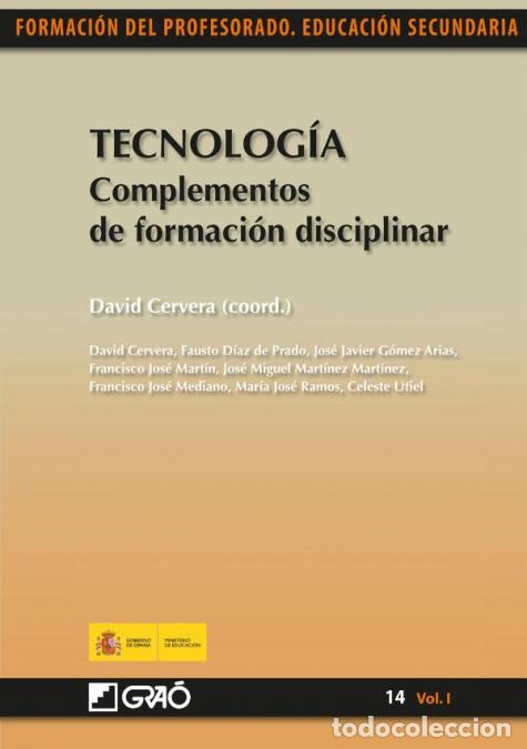 Libri: Tecnolog&iacute;a - Complementos de formaci&oacute;n disciplinar - David Cervera Olivares