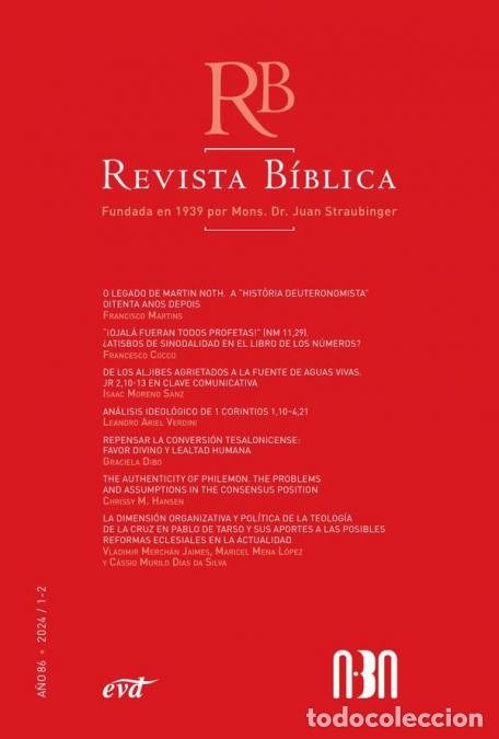 books: Revista B&iacute;blica 2024/1-2 - A&ntilde;o 86 - Asociaci&oacute;n B&iacute;blica ABA