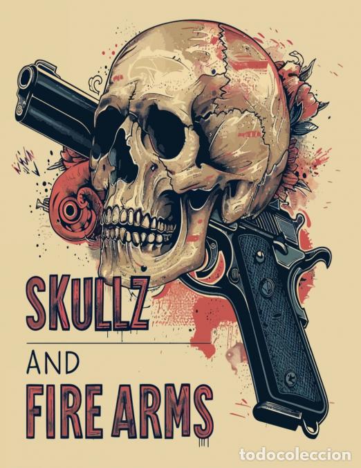 Libri: Skullz and Firearms Coloring Book - M and Jay Designs