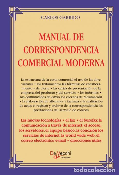 books: Manual de correspondencia comercial moderna - Carlos Garrido