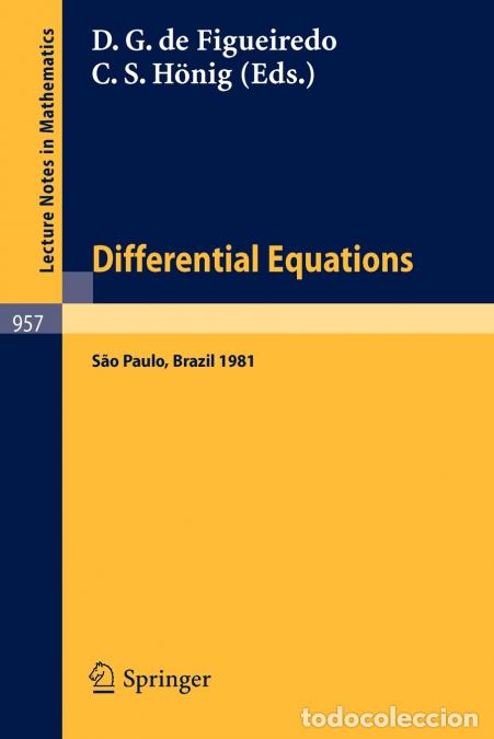 books: Differential Equations - Proceedings of the 1st Latin American School of Differential Equations, Hel