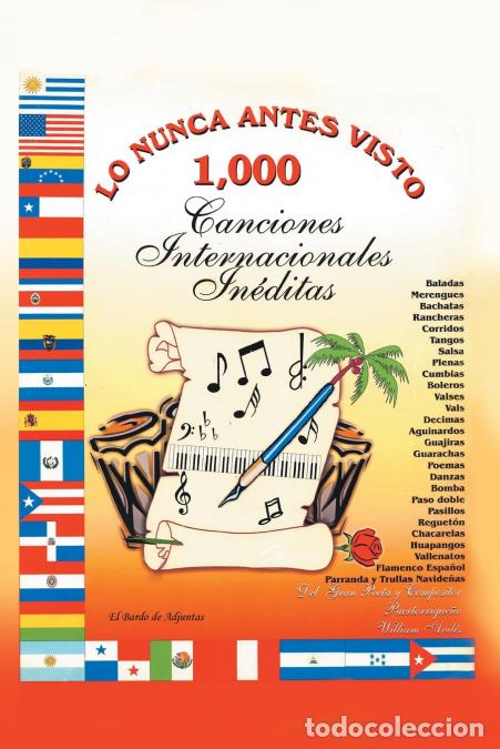 books: Lo Nunca Antes Visto - 1,000 Canciones Internacionales In&eacute;ditas - El Bardo de Adjuntas