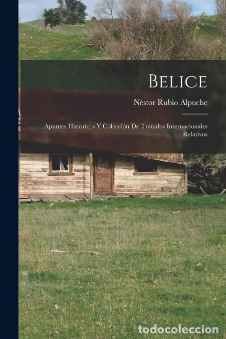 Livres: Belice - Apuntes historicos y colecci&oacute;n de tratados internacionales relativos - N&eacute;stor Rubio Alpuche