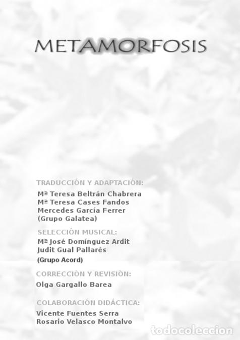 B&uuml;cher: Metamorfosis - M&ordf; Teresa Beltr&aacute;n Chabrera,M&ordf; Teresa Cases Fandos,Mercedes Garc&iacute;a Ferrer