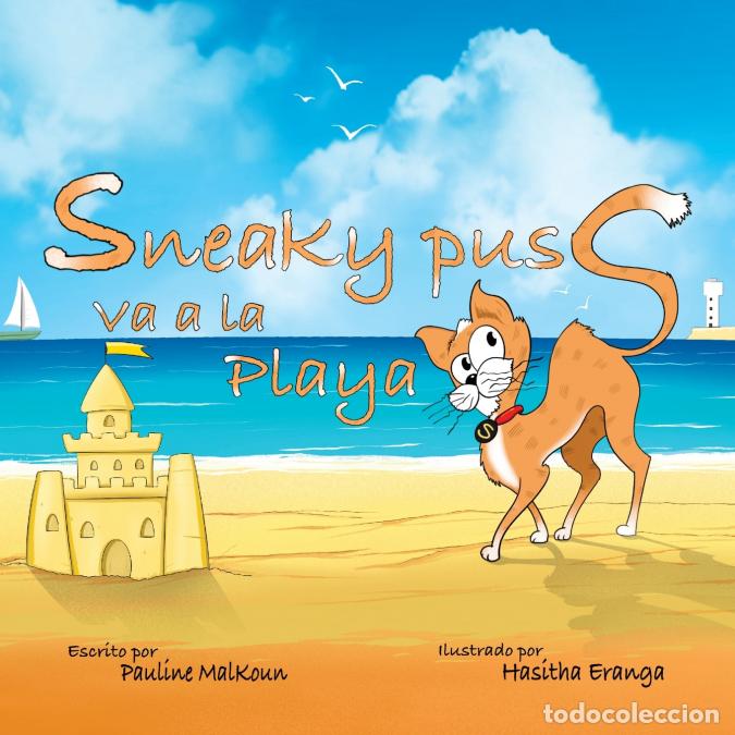 B&uuml;cher: Sneaky Puss Goes to the Beach (Spanish Edition) - Pauline Malkoun