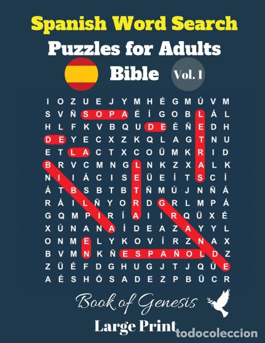 Libri: Spanish Word Search Puzzles For Adults - Bible Vol. 1 Book of Genesis, Large Print - Pupiletras Publ