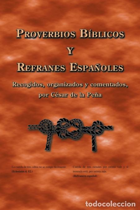 B&uuml;cher: Proverbios B&iacute;blicos Y Refranes Espa&ntilde;oles - C&eacute;sar de la Pe&ntilde;a