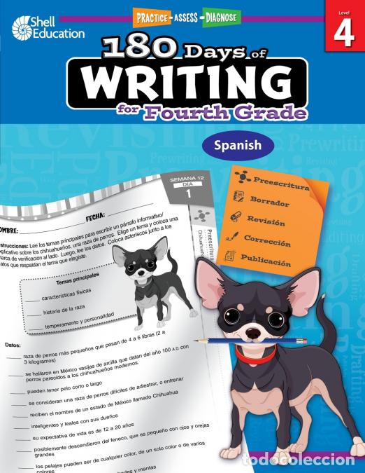 Livres: 180 Days of Writing for Fourth Grade (Spanish) - Kristin Kemp