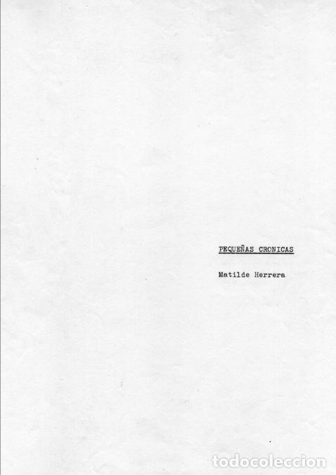Libri: Peque?as Cr?nicas - Matilde Herrera