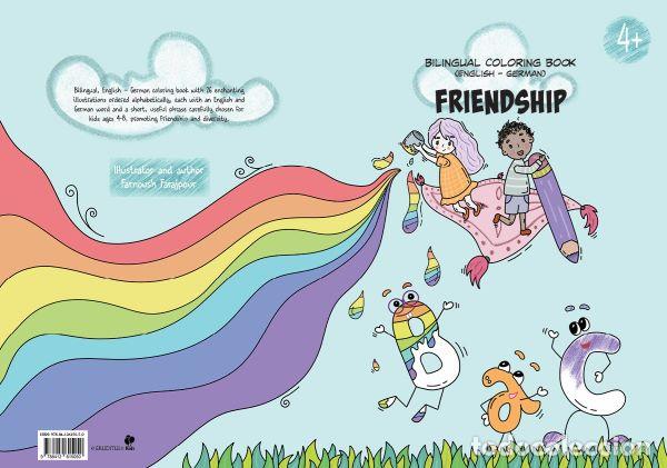 Livros: Friendship - Bilingual Coloring Book (English ? German) - Farnoush Farajpour,Farnoush Farajpour