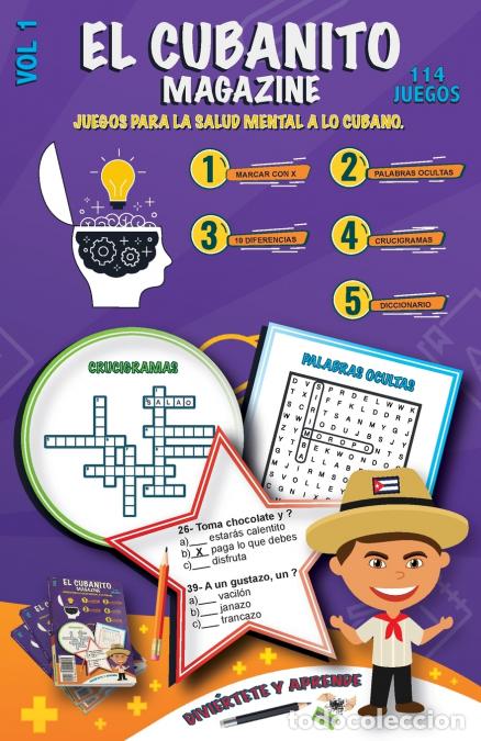Livres: El Cubanito Magazine - Juegos para la Salud Mental a lo Cubano. - Brayan Raul Abreu Gil