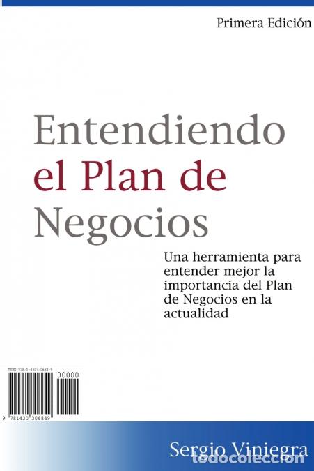 B&uuml;cher: Entendiendo El Plan de Negocios - Sergio Viniegra