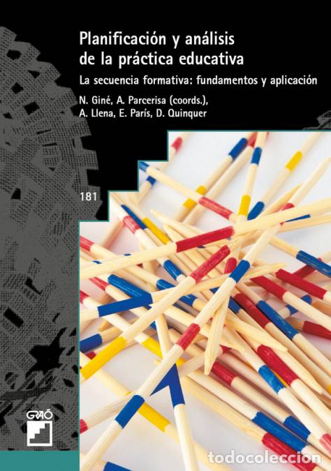 Libri: Planificaci&oacute;n y an&aacute;lisis de la pr&aacute;ctica educativa - La secuencia formativa: fundamentos y aplicaci&oacute;n