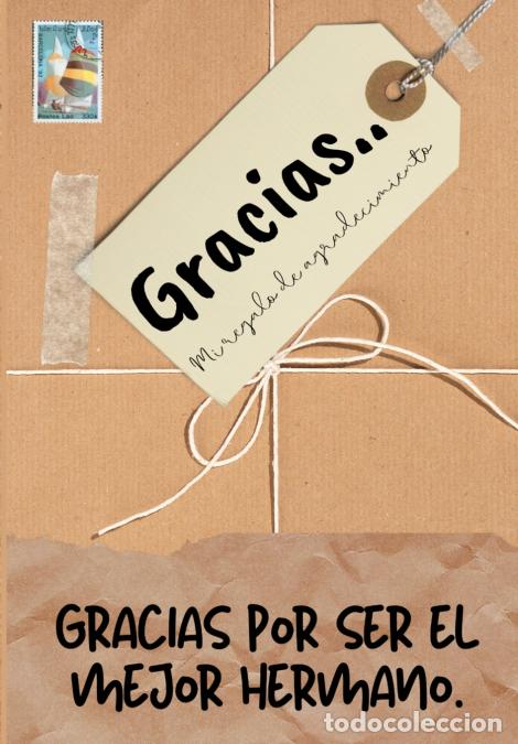 books: Gracias por ser el mejor hermano - Mi regalo de agradecimiento: Libro de Regalo a todo color - Pre