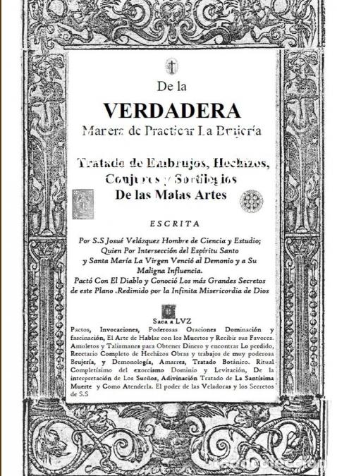 B&uuml;cher: DE LA VERDADERA MANERA DE PRACTICAR LA BRUJERIA TOMO VI - letra de Hierro