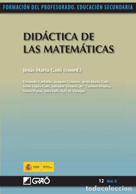 books: Did&aacute;ctica de las Matem&aacute;ticas - Did&aacute;ctica de las Matem&aacute;ticas - Joaquim Gim&eacute;nez Rodr&iacute;guez,Jes&uacute;s M.&ordf; Go