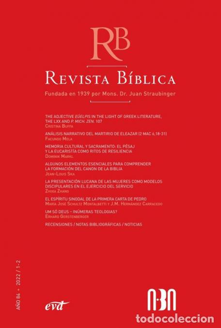 B&uuml;cher: Revista B&iacute;blica 2022/1-2 - A&ntilde;o 84 - Asociaci&oacute;n B&iacute;blica ABA