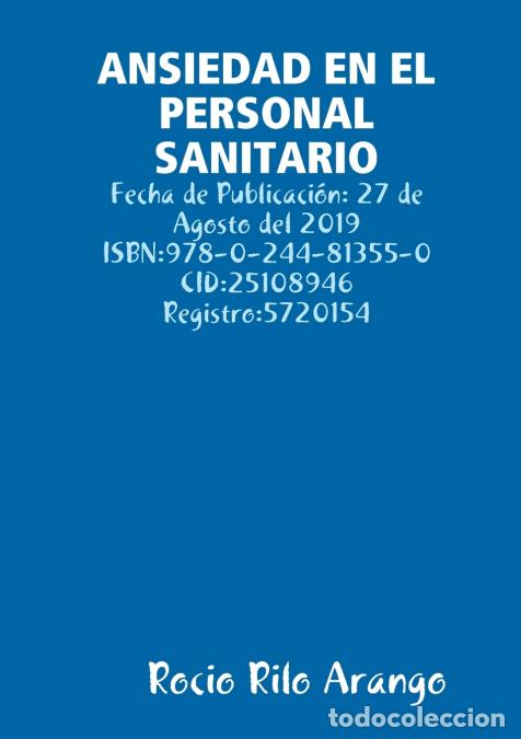 Livros: ANSIEDAD EN EL PERSONAL SANITARIO - Rocio Rilo Arango