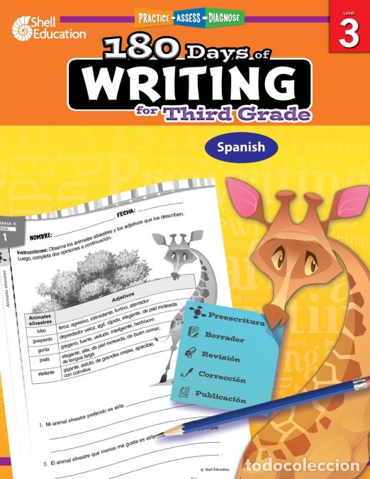 Libri: 180 Days of Writing for Third Grade (Spanish) - Kristi Sturgeon