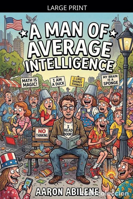 Libros: A man of average intelligence - Aaron Abilene - Foto 1