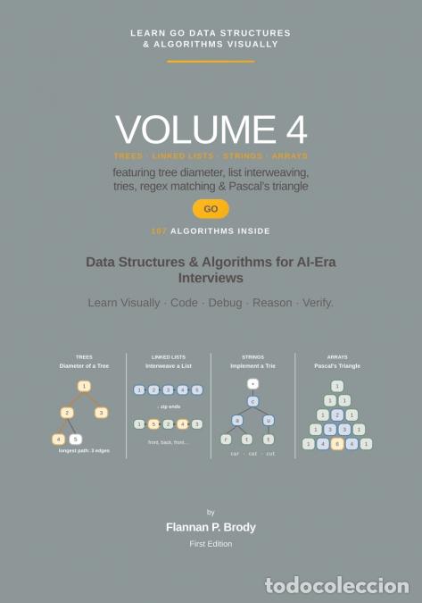 books: Learn Go Data Structures & Algorithms Visually - Volume 4 - Data Structures & Algorithms for AI-Era