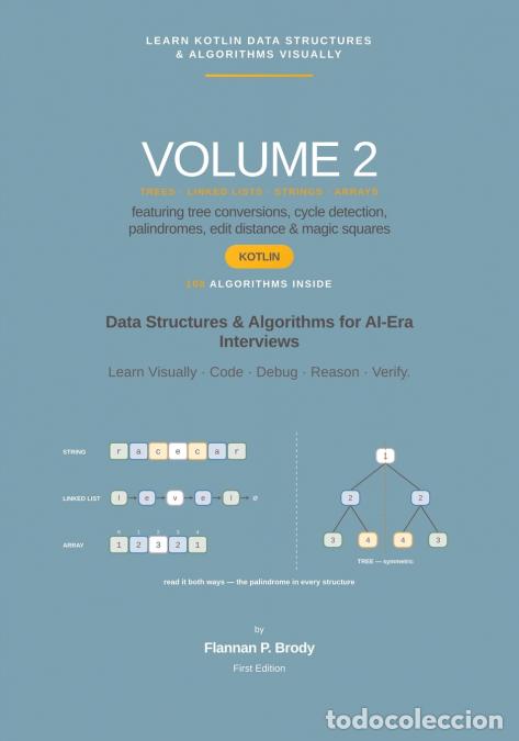 Libros: Learn Kotlin Data Structures & Algorithms Visually - Volume 2 - Data Structures & Algorithms for AI- - Foto 1