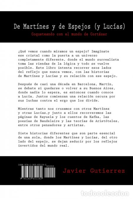 Libros: De Martines y de Espejos (y Lucias) - Javier Gutierrez - Foto 1