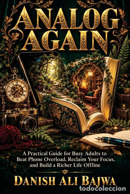 Libros: Analog Again - A Practical Guide for Busy Adults to Beat Phone Overload, Reclaim Your Focus, and Bui
